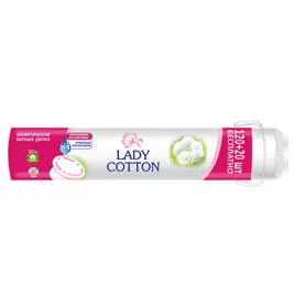 *Lady Cotton Ватные диски 120 + 20шт